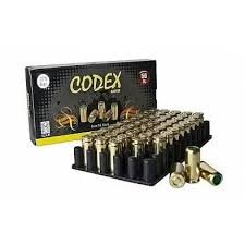 Codex Gold 9mm P.A.K Ammunition Box of 50